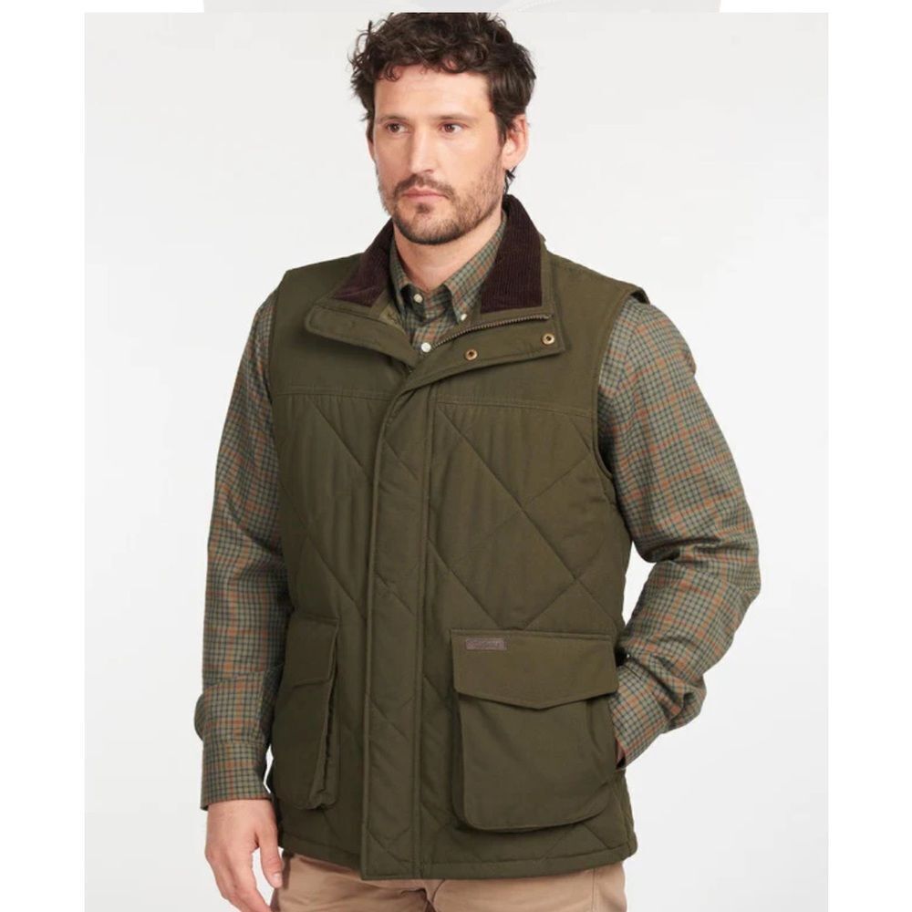 NWT Barbour Rosemount Gilet in Olive $250